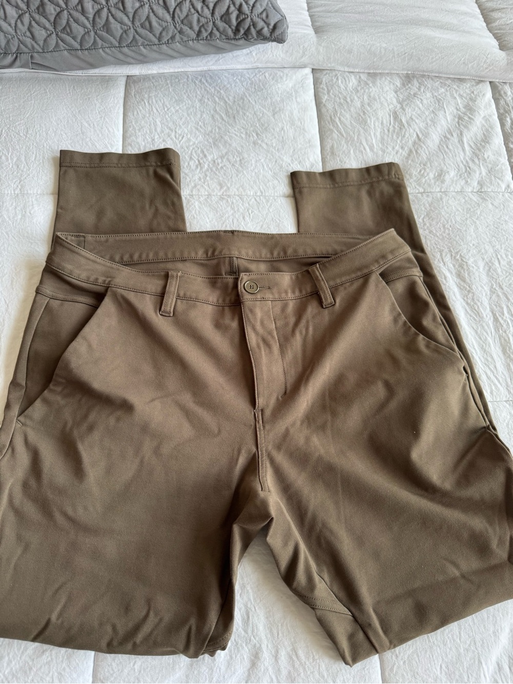 BYLT Basics Olive Green Stretch Chino Shorts